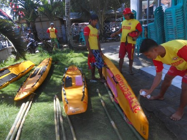 Balawista Gelar Competition Baywatch Pangandaran