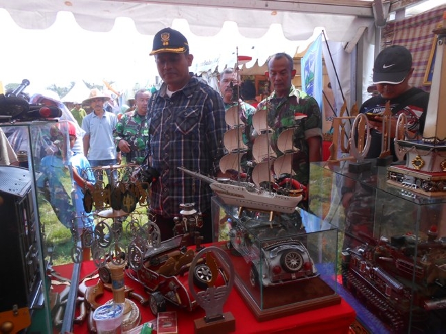 Dandim 0613/Ciamis Hadiri The Silver Anniversary 25th of Pangandaran International Kite Exibition.