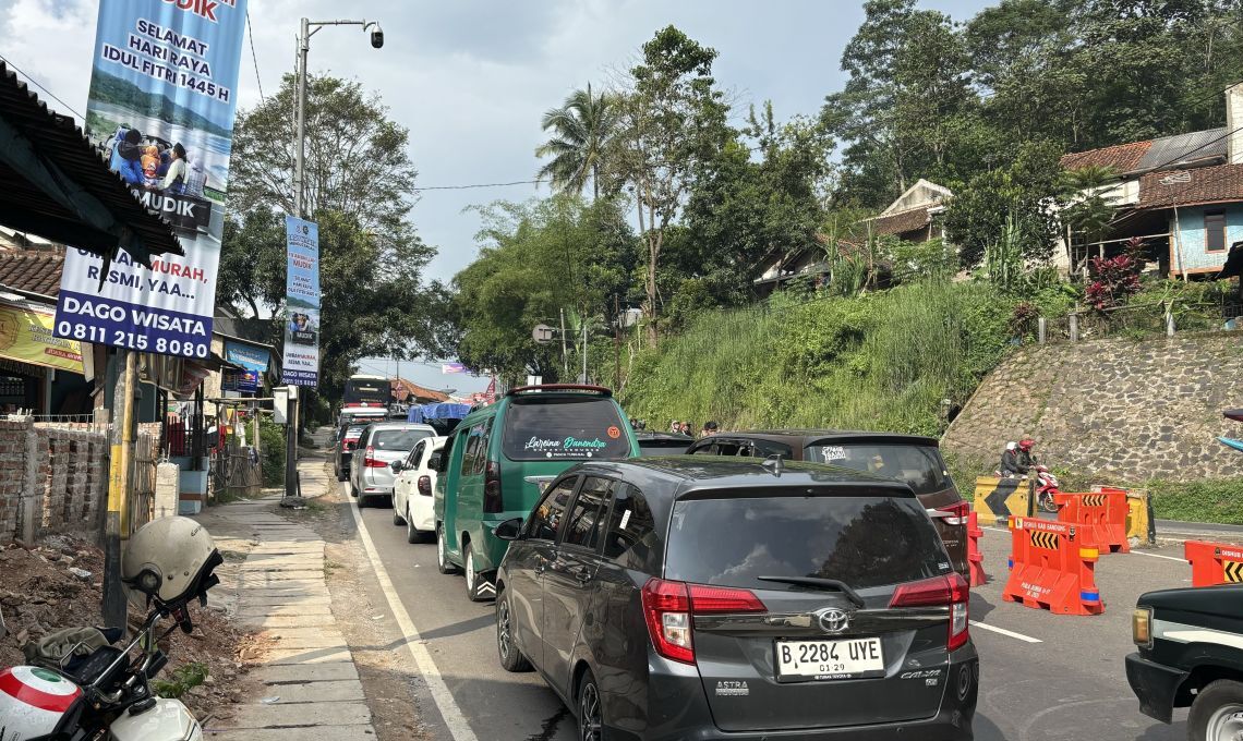 Otoritas Lalu Lintas Bandung Memprediksi Puncak Arus Balik Di Nagleg, H+4 Lebaran.